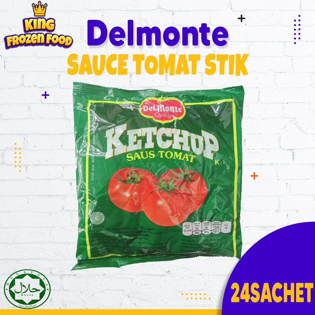 Delmonte Sauce Tomat Sachet Isi 24 Sachet