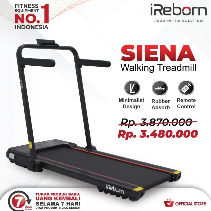 Alat Fitness Treadmill Elektrik iReborn Siena
