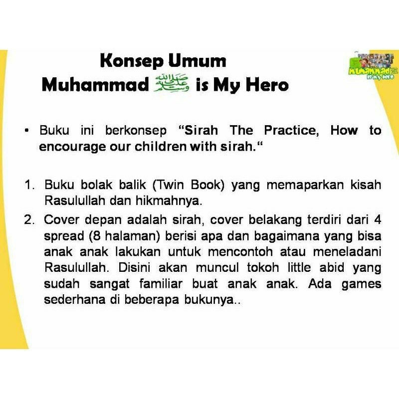 Buku Cordoba Muhammad is My Hero MIMH (Books Only)