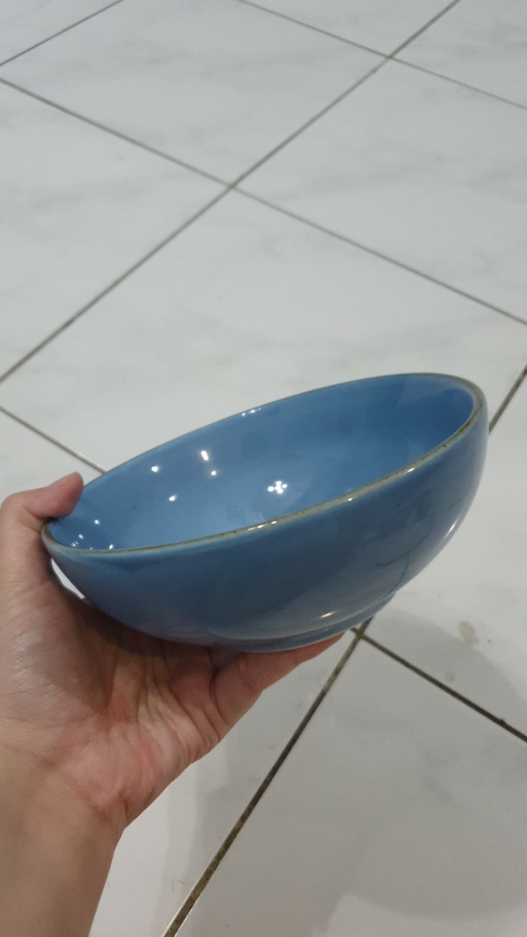 00318 Mangko Sereal Motif Rastik / Mangkok Keramik Sereal / Mangkok Sereal Rastik