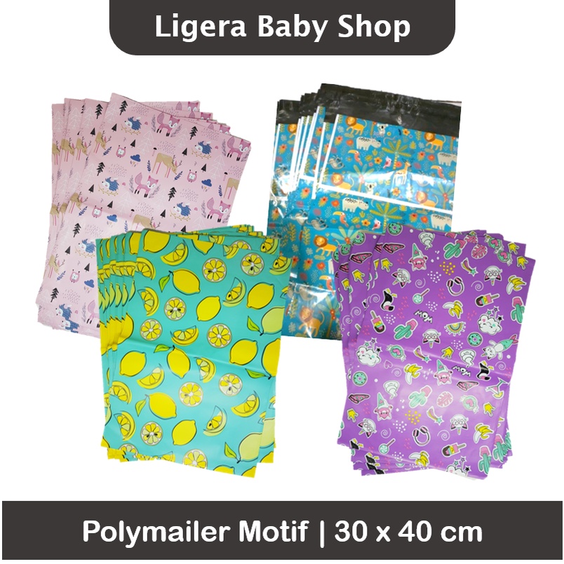 LIGERA Polymailer Motif Bungkus Packaging Kado