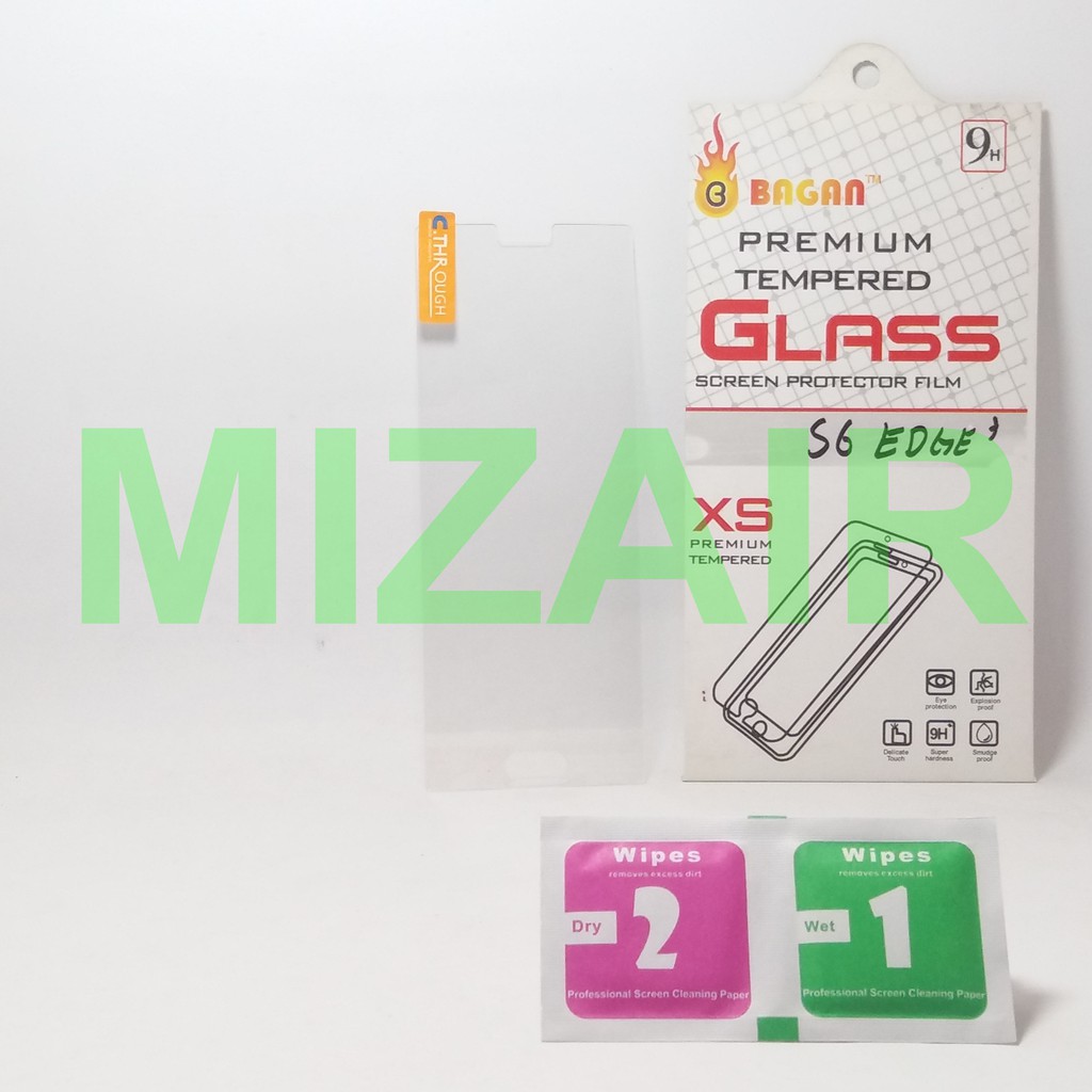 Tempered Glass Samsung S6 edge plus Anti Gores Kaca Bagan Screen Guard
