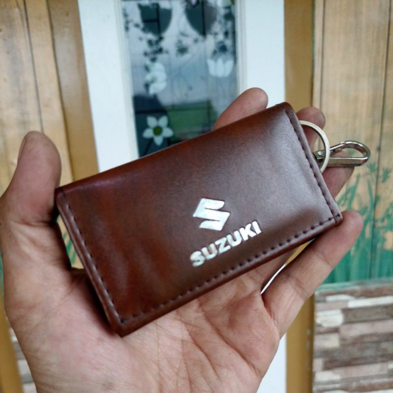 gantungan kunci mobil Suzuki lipat 3 elegan dompet STNK Suzuki