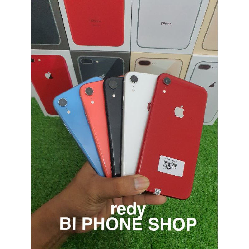Jual IPHONE XR 64GB 128GB DAN 256GB FULLSET SECOND ORIGINAL Indonesia