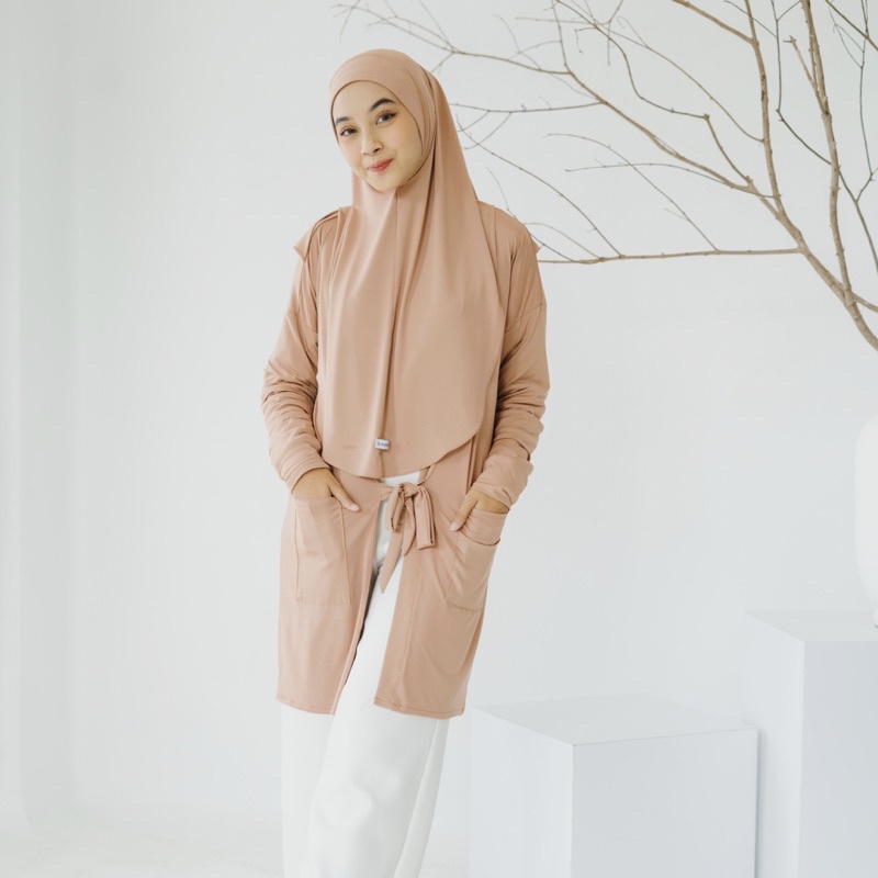 cardigan hijab by Amalia / outer hijab multifungsi