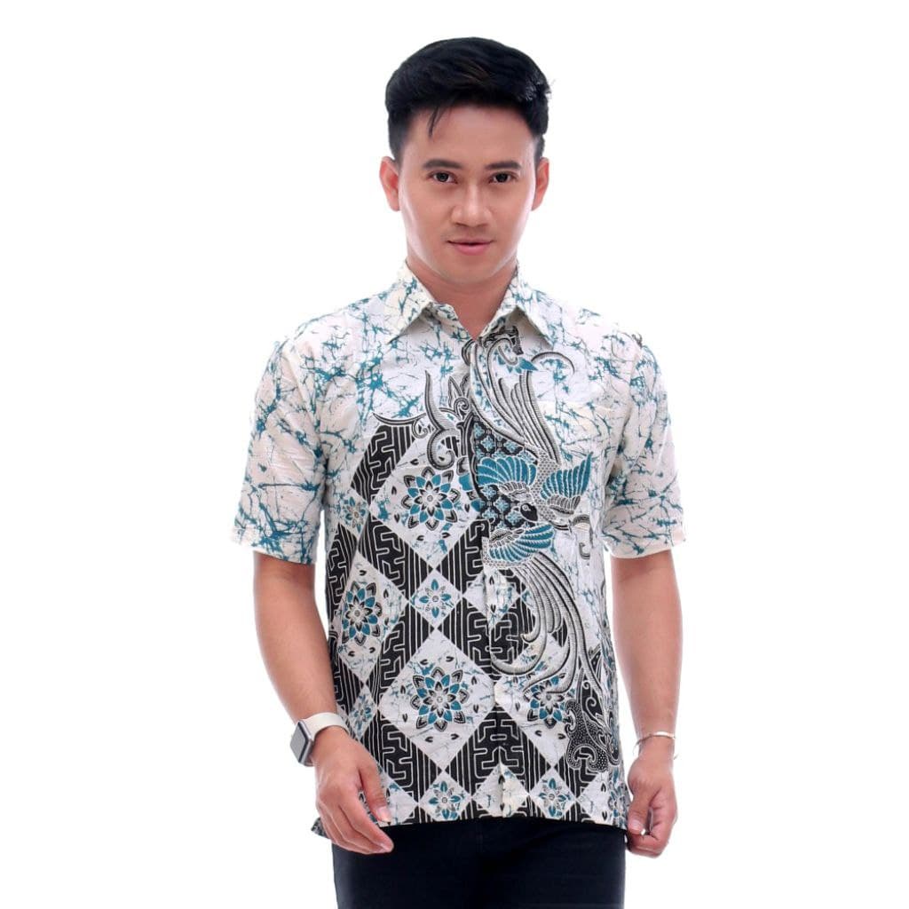 GROSIR BATIK MURAH PEKALONGAN | NEW ARRIVAL DISTRO BATIK PRIA SOGAN HRB026 BATIK IPNU HEM PRIA