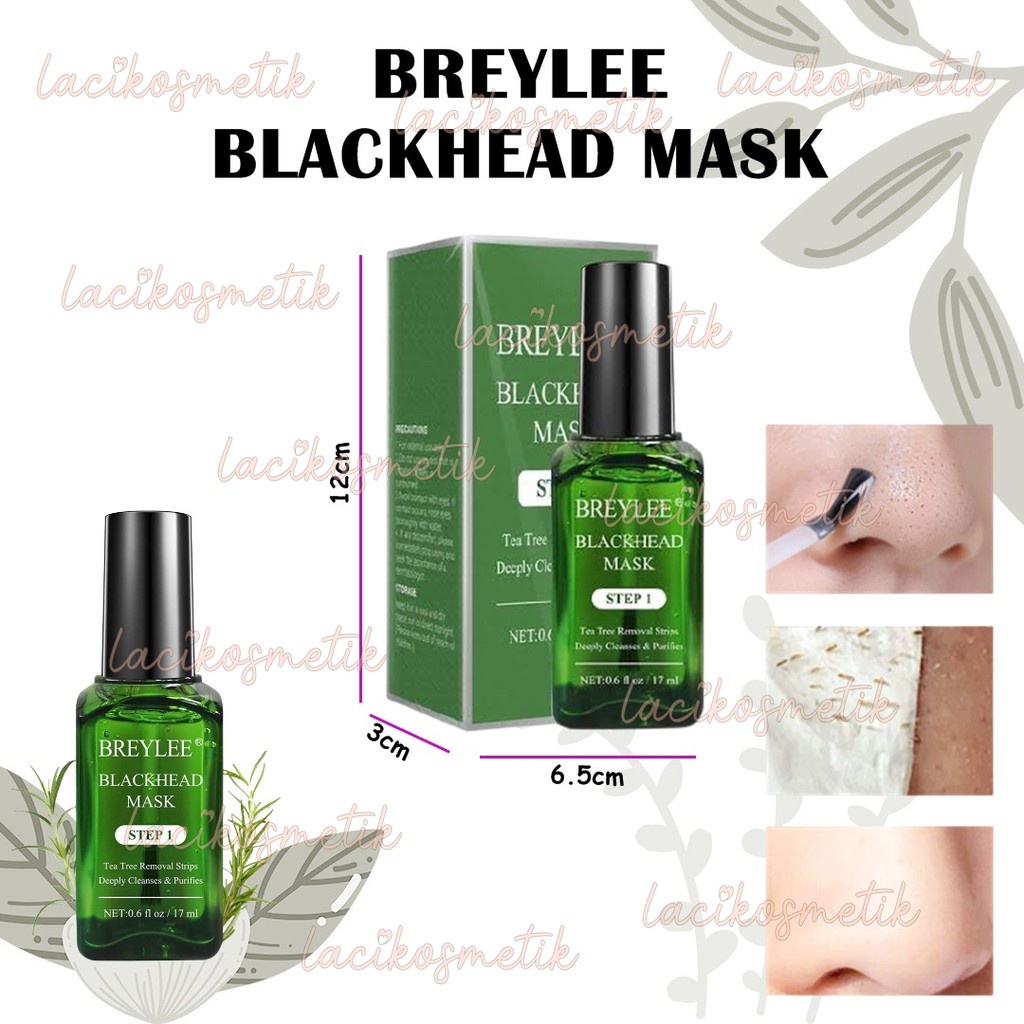 ✨LACIKOSME✨ BREYLEE BLACKHEAD MASK SERUM - SHEET MASK SERUM KOMEDO MASKER WAJAH BPOM