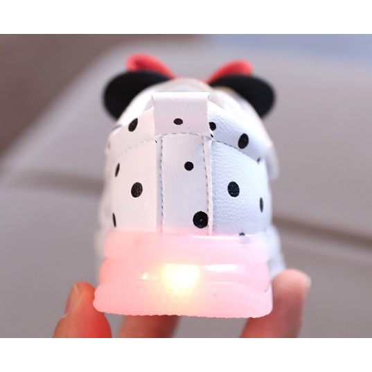 Qeede_Store SEPATU ANAK PEREMPUAN CHIZY LAMPU LED SIZE 21-30 USIA ANTARA 1-4 TAHUN 4.9