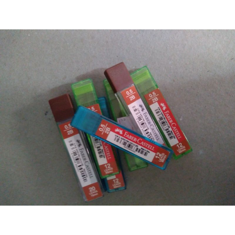 

isi pensil mekanik 2b 0.5mm faber castell