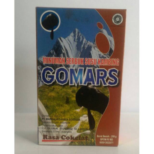 

GOMARS - MINUMAN SERBUK SUSU KAMBING RASA COKLAT Isi 200 gr