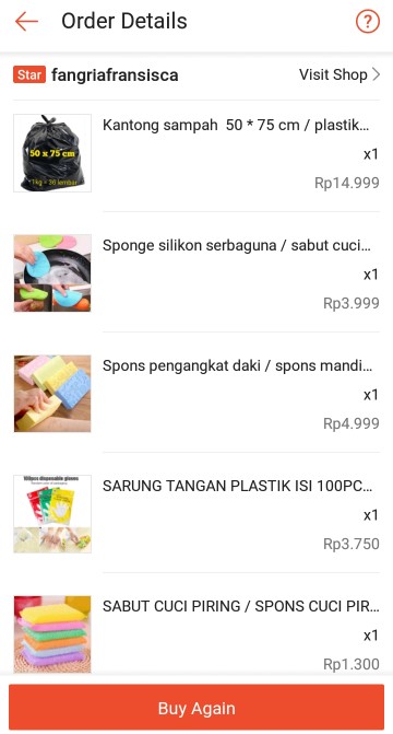 Kantong Sampah  50 * 75 Cm / Plastik Sampah / Kresek Sampah / Kresek (pack)