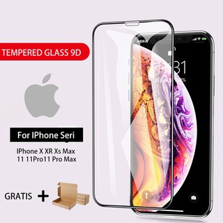 Tempered Glass 9D iPhone 6 6S 6+ 6S+ 7 8 8+ X XS XR XS MAX 11 11PRO 11 PRO MAX Full Cover Oranka
