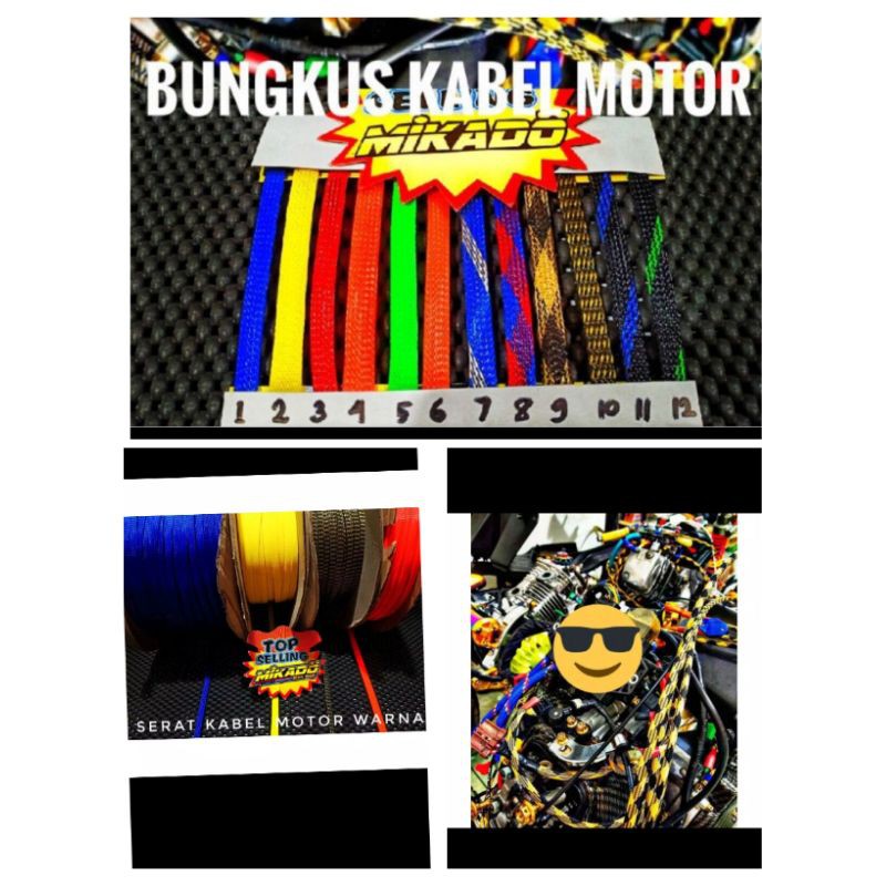 sarung kabel warna sarung kabel motor kontes