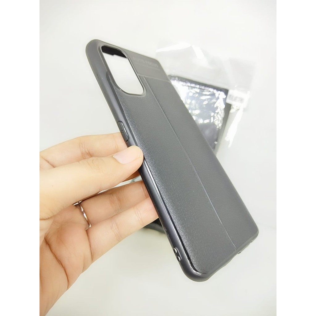 AutoFokus Realme 7 Pro 6.4 inchi Leather Soft Case AUTOFOCUS REALME 7 PRO Motif Kulit Jeruk