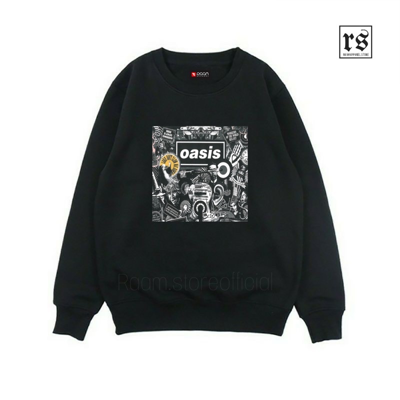 Crewneck Oasis Musik Hoddie Oasis band Pria Wanita CNFF034
