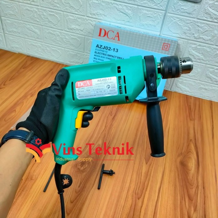 Mesin bor tangan 13mm drill driver AZJ02-13 DCA AZJ 02-13