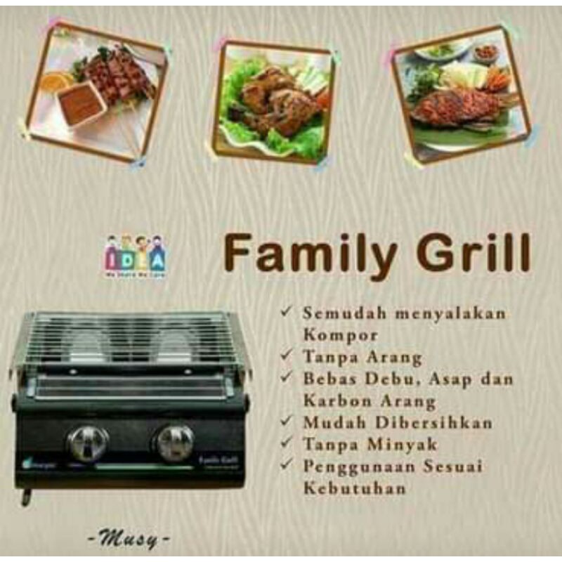 family grill 2 tungku