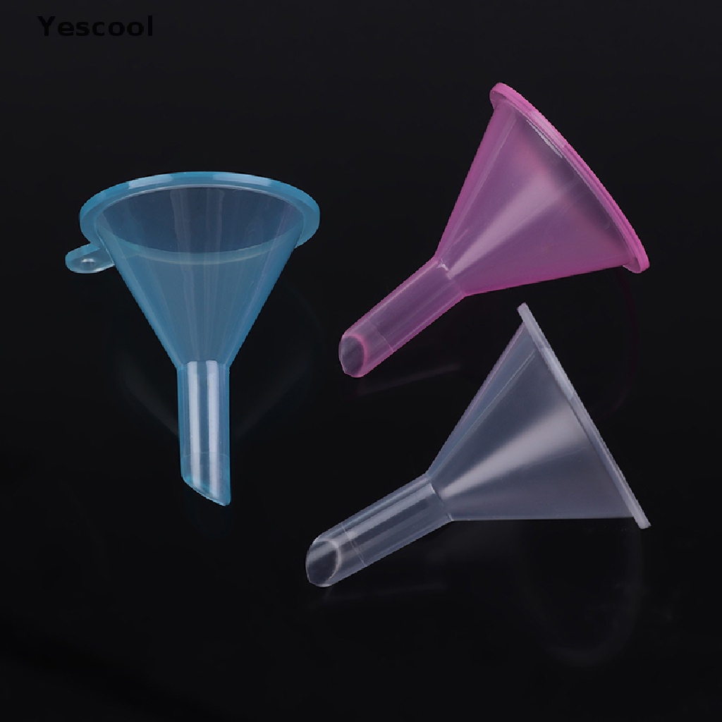 Yescool 20Pcs/lot Plastic Small Funnels Liquid Filling Empty Bottle Packing Tool .