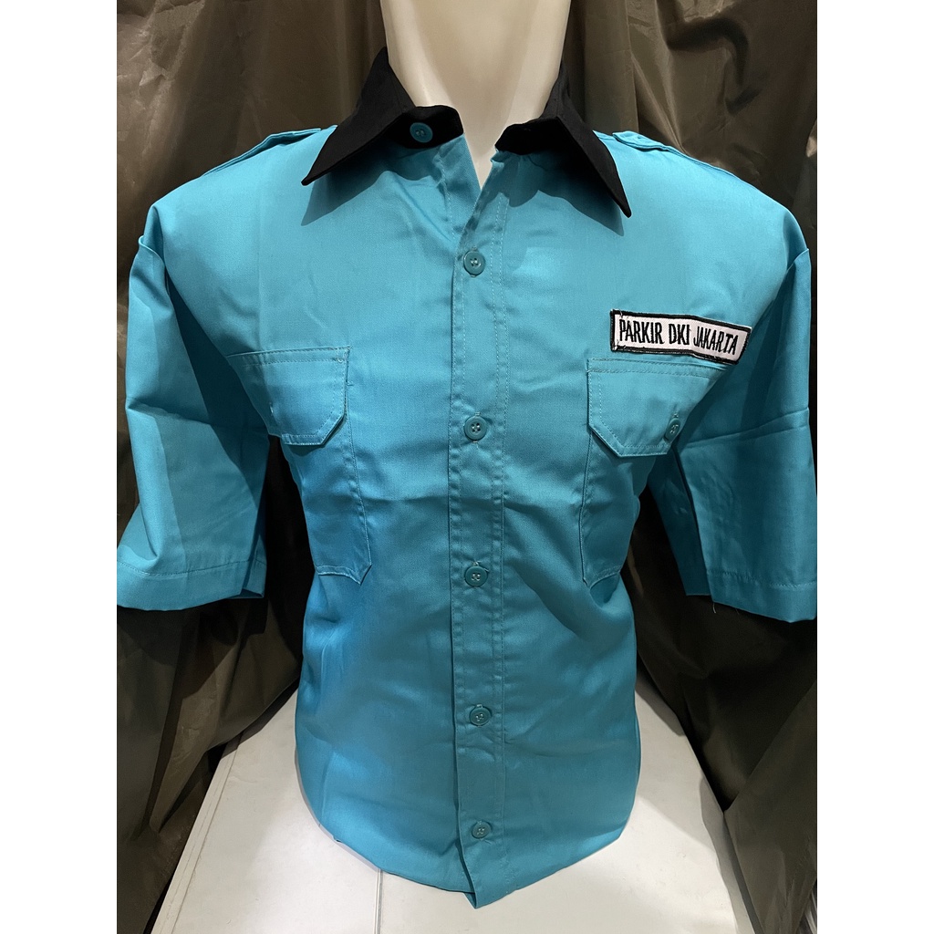 Kemeja Parkir | Baju Parkir | Baju Parkiran | Pakaian Petugas Parkir -- Pendek