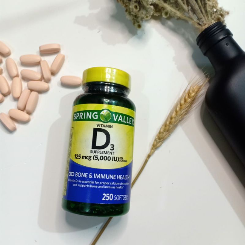 SPRING VALLEY VIT D3 (5000IU) 250softgel