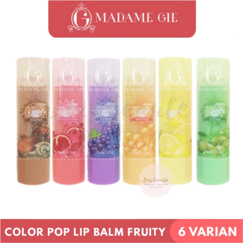 MADAME GIE color pop lip balm Fruity series