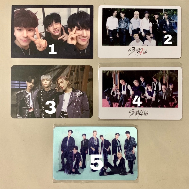 Photocard Stray Kids unit i am not in life group all in scars lenticular beyond