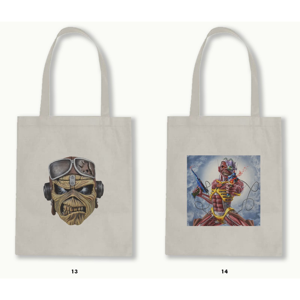 TOTE BAG BLACU - IRON MAIDEN .01