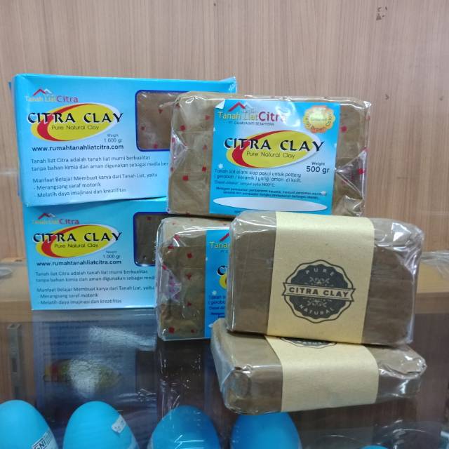 Tanah Liat Alam/Tanah Liat Citra Clay/Tanah Liat Prakarya