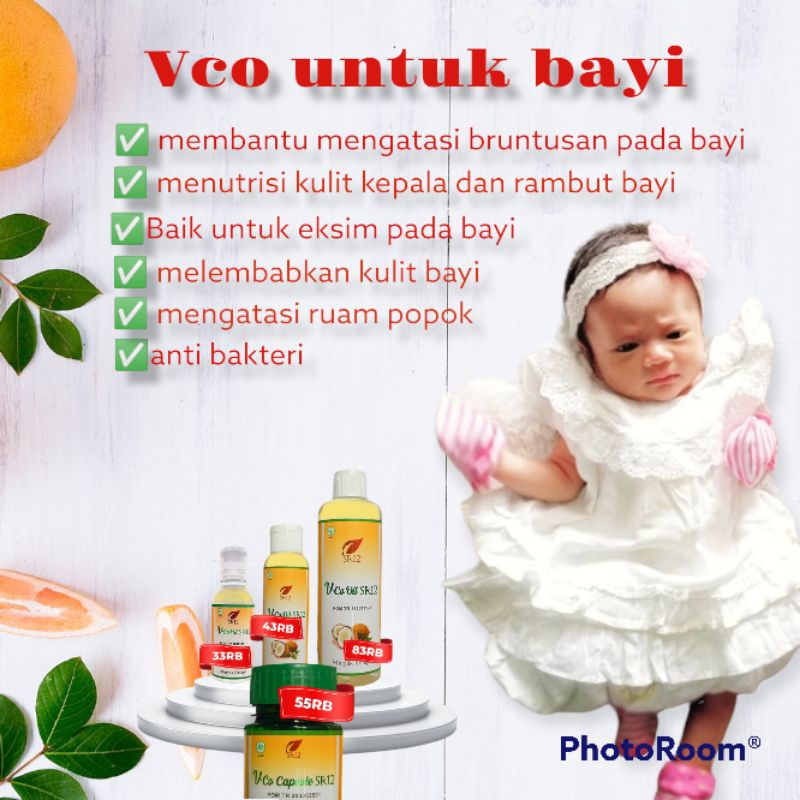 PALING LARISVCO OIL SR12/MINYAK KELAPA SR12/ORI VCO OIL SR12