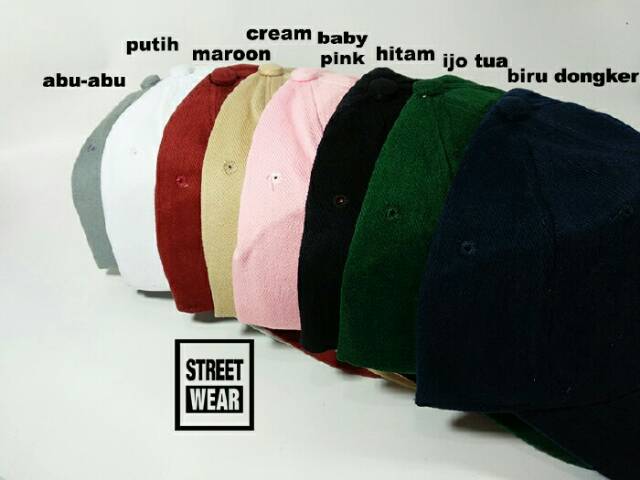 Topi Polos Rapell Denim Metal Buckel