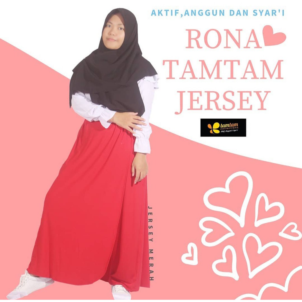 Tamtam Collection | Rok Celana Jersey | Rok Celana Santai