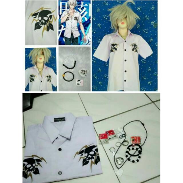 Hypnosis mic cosplay costune/ Aohitsugi Samatoki/Mr.Hc/kemeja bang mamat/MTC