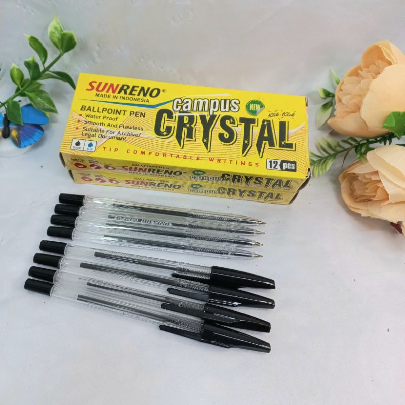 

Ballpoint Pen Sunreno Crystal Campus Isi 12Pcs