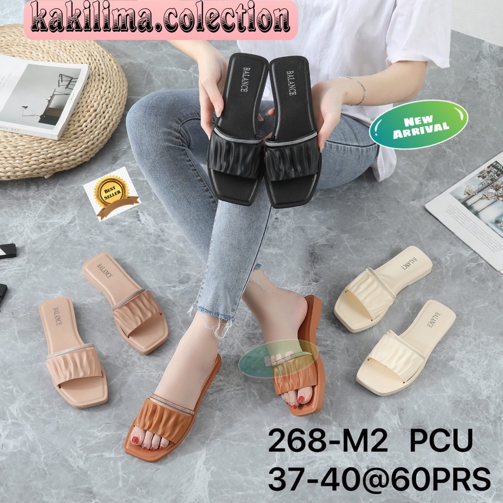 sendal selop wanita sandal slop jelly perempuan