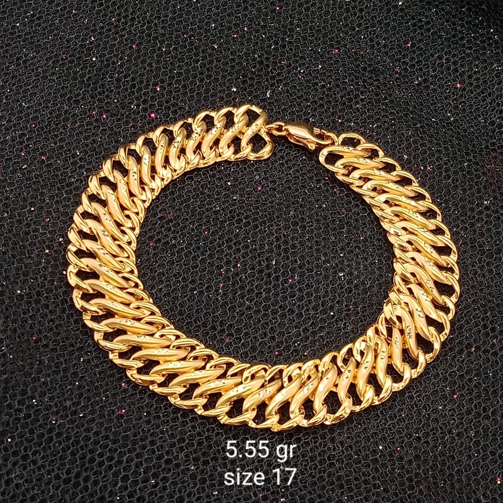 Gelang Emas 17K - 5.55 gr Kadar 750 - 142