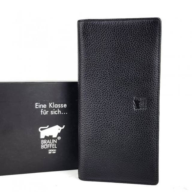 DOMPET KULIT PANJANG BRAUN BUFFEL KULIT ASLI