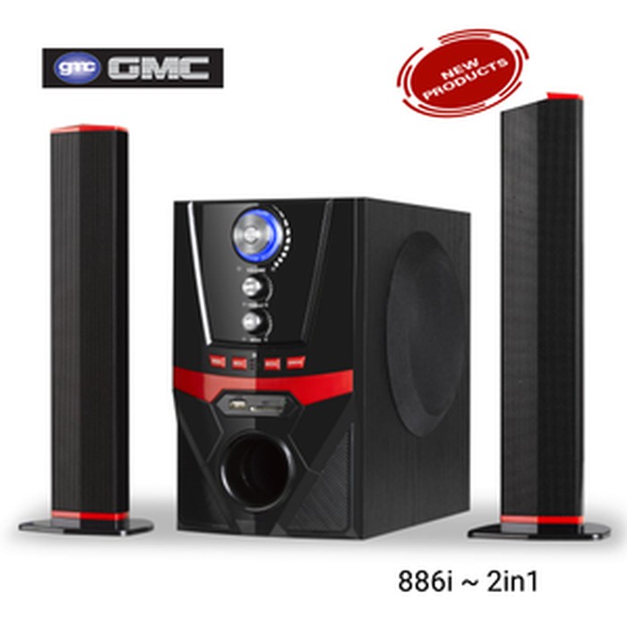 SPEAKER MULTIMEDIA GMC 886I / 886 I 2IN1 (BLUETOOTH + RADIO )