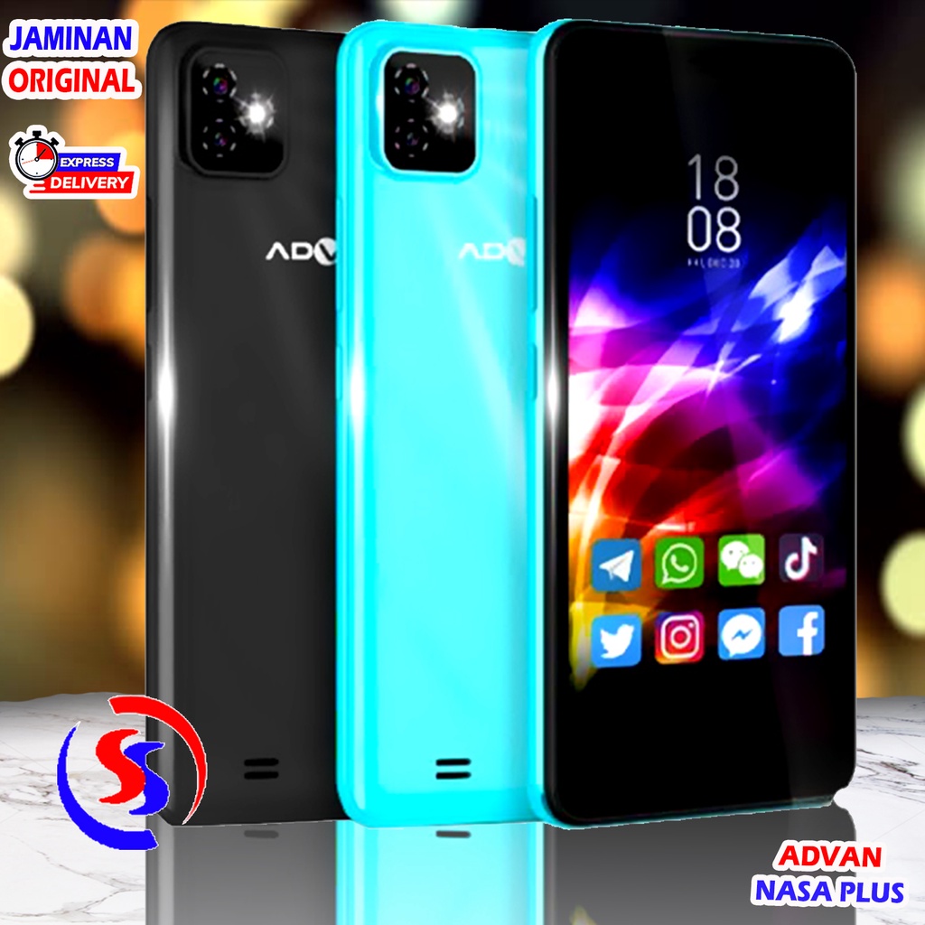 ADVAN NASA PLUS RAM 2GB/16GB GARANSI RESMI BONUS KUOTA 360 GB SMARTFREN