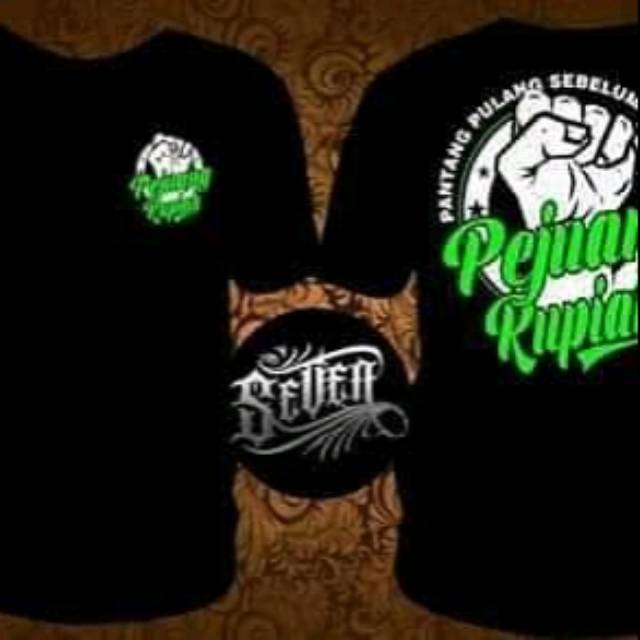 kaos hitam / kaos pejuang rupiah /shirt pejuang rupiah