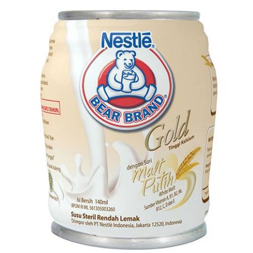 

BEAR BRAND GOLD MALT SUSU STERIL KESEHATAN 140ML 6PCS