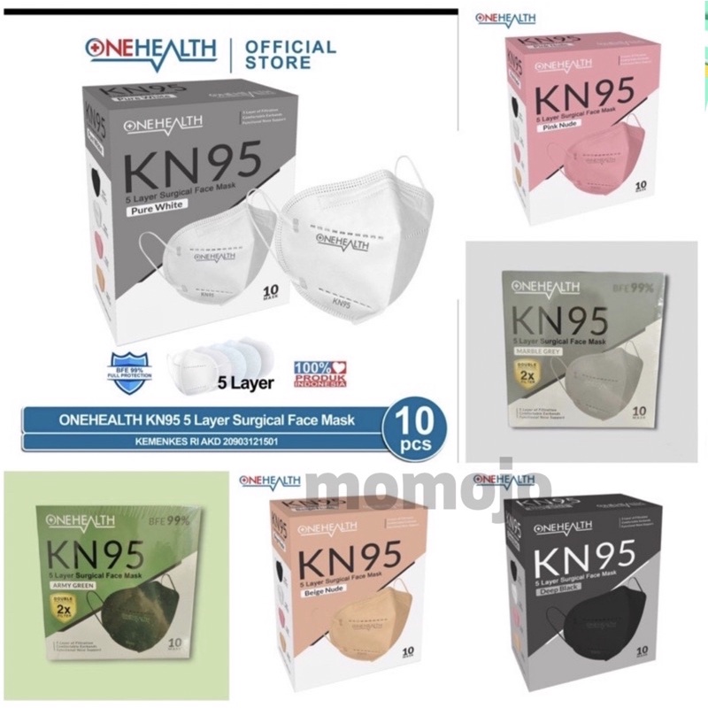 ONEHEALTH MASKER KN95 5ply Masker Medis KN95