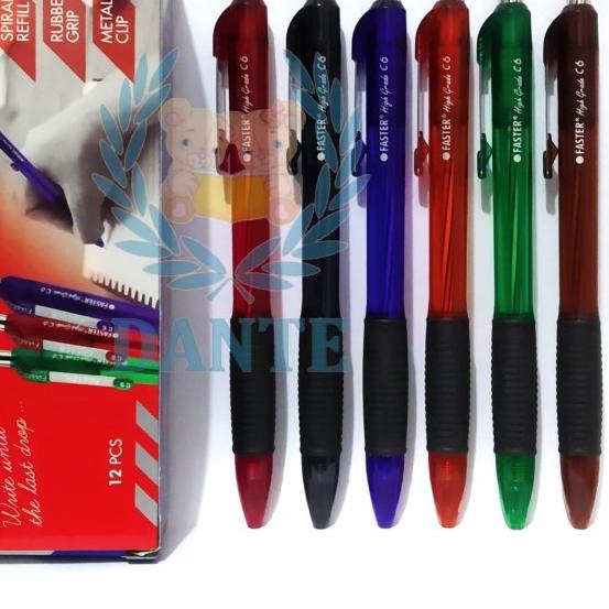 

❋ Pulpen Faster C6 ( per Lusin ) - Hitam ♟