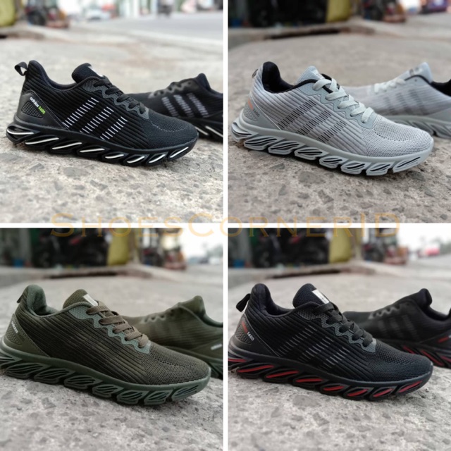 ADIDAS SPRINGBLADE IMPORT FREE KAOS KAKI SNEAKERS ADIDAS PRIA