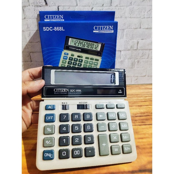 

Calculator SDC-868L (12 digits) 1 pcs