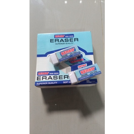 

Penghapus Merek KENKO / KENKO ERASER ERW-20SQ / 1 BOX isi 20psc