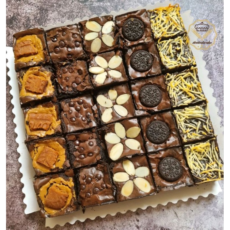 Big Size - Mini Cut Signature Fudgy Brownies/Brownies Sekat