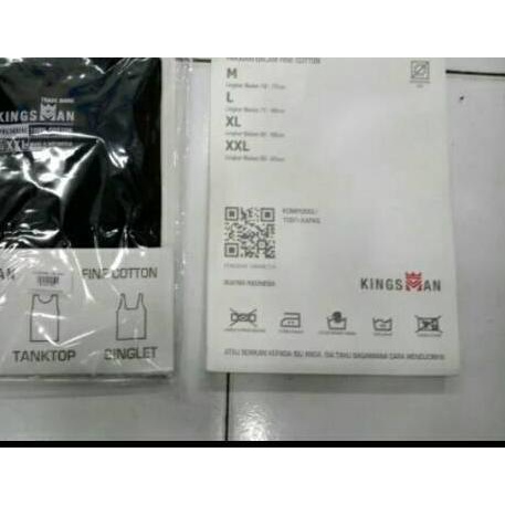 ✧ Pakaian dalam pria/ kaos dalam pria KINGSMAN ROUND NECK size M-XXL ☄