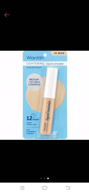 Wardah lightening liquid concealer