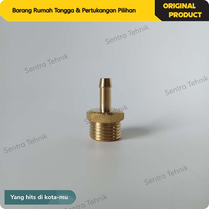 Nepel Kuningan Kran Setrika Uap Boiler Nepel Selang Setrika Uap 1/2&quot;