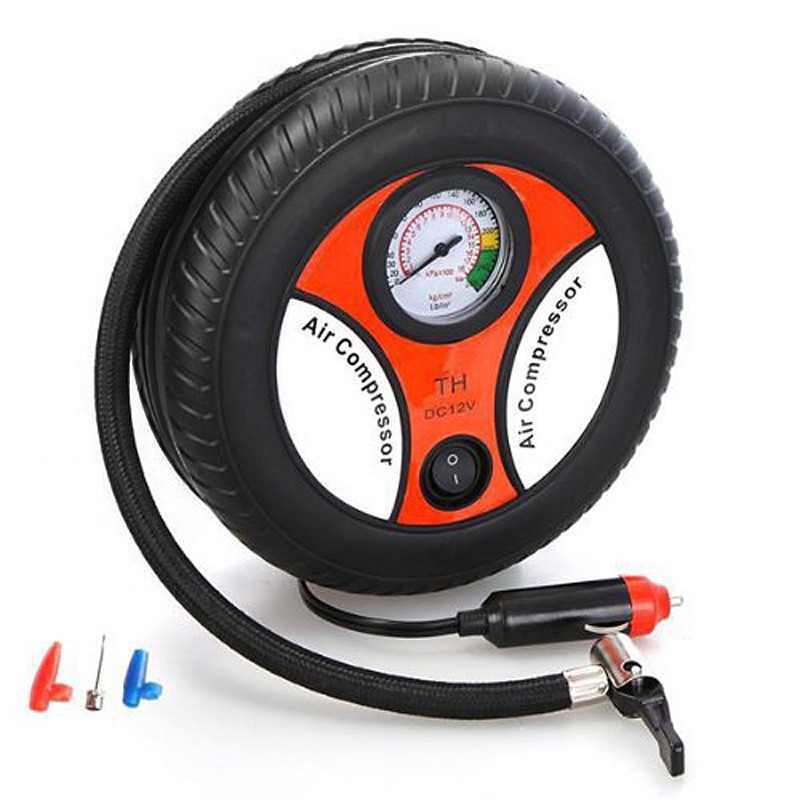 Portable Motorcycle Tire Air Compressor 12V 260 PSI